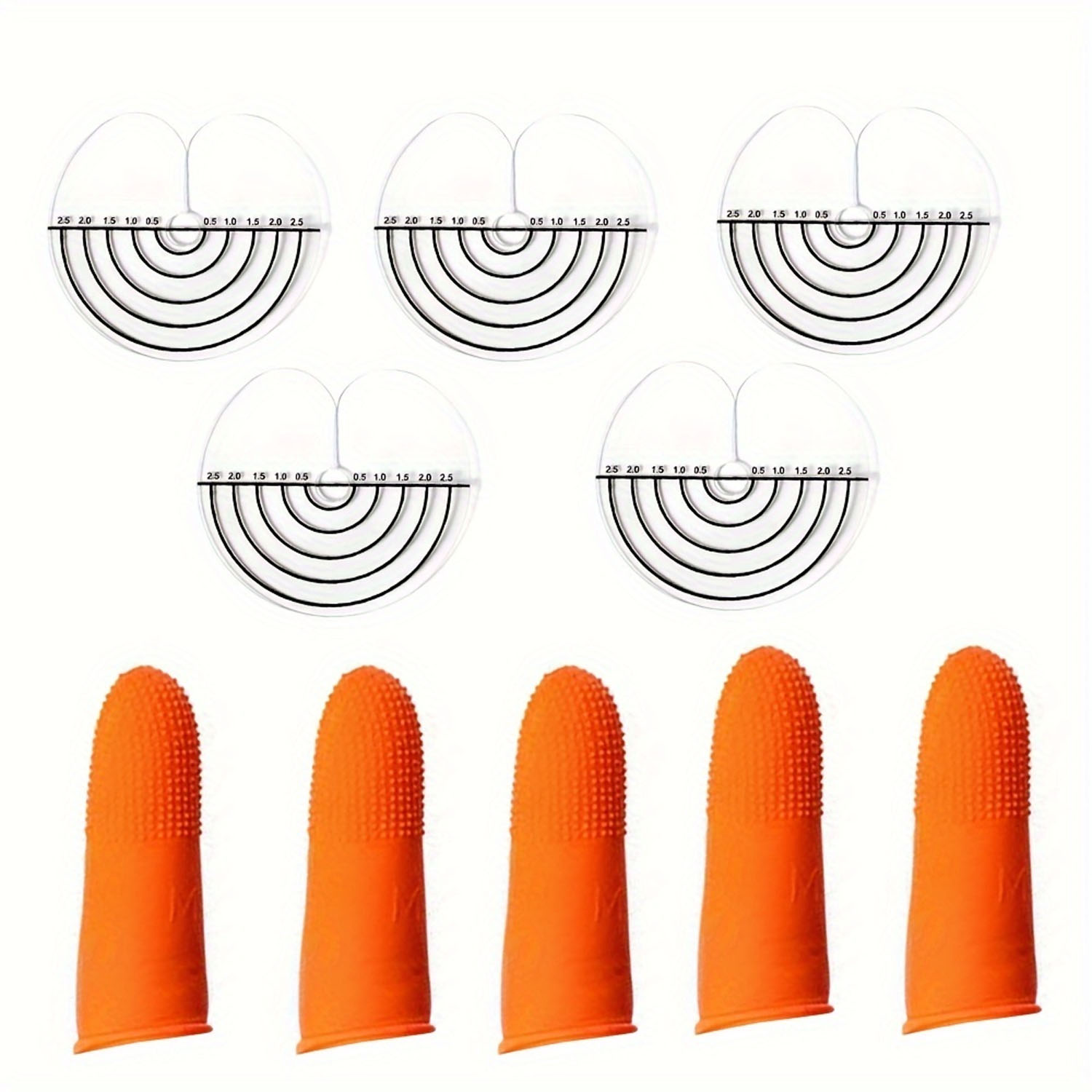 5pcs Circular Hair Extensions  - Latex Disposable Glove recension och pris