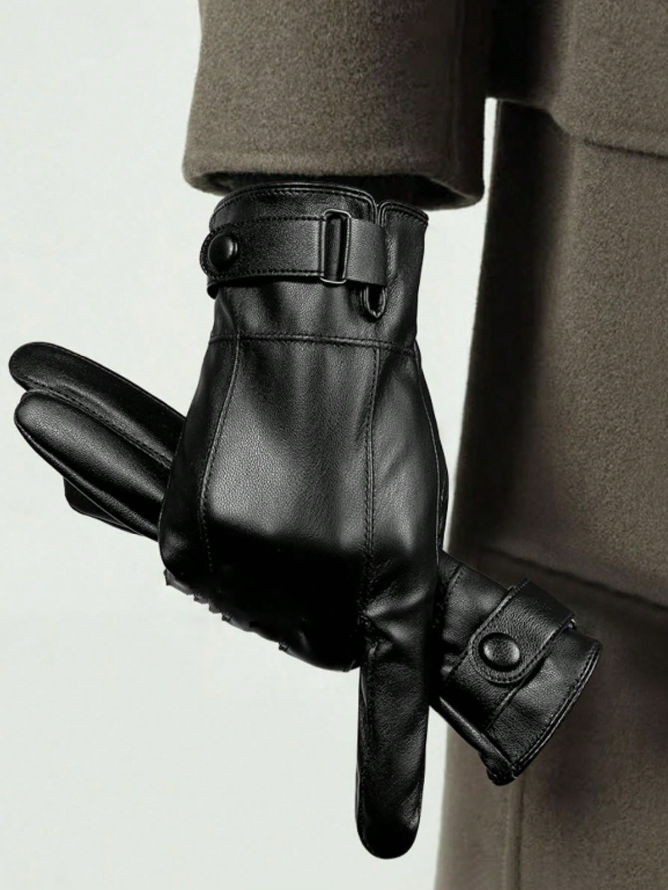 Men's Winter Warm Faux Leather - Leather Driving Glove recension och pris
