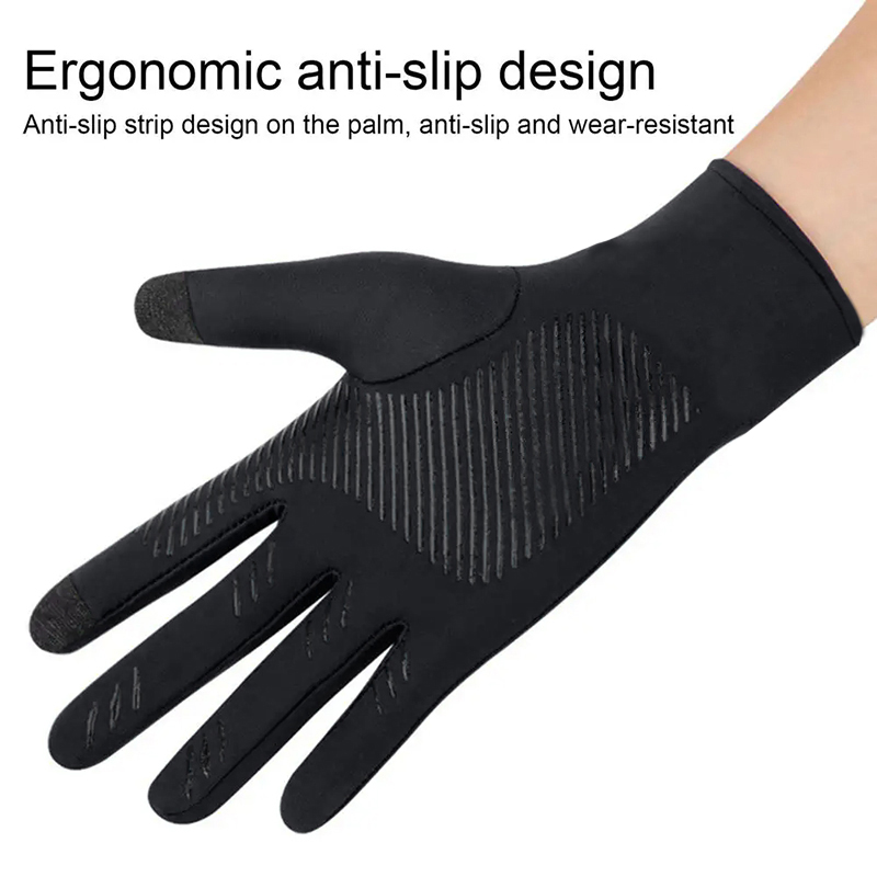 Summer Ice Silk Touchscreen An - Leather Driving Glove recension och pris